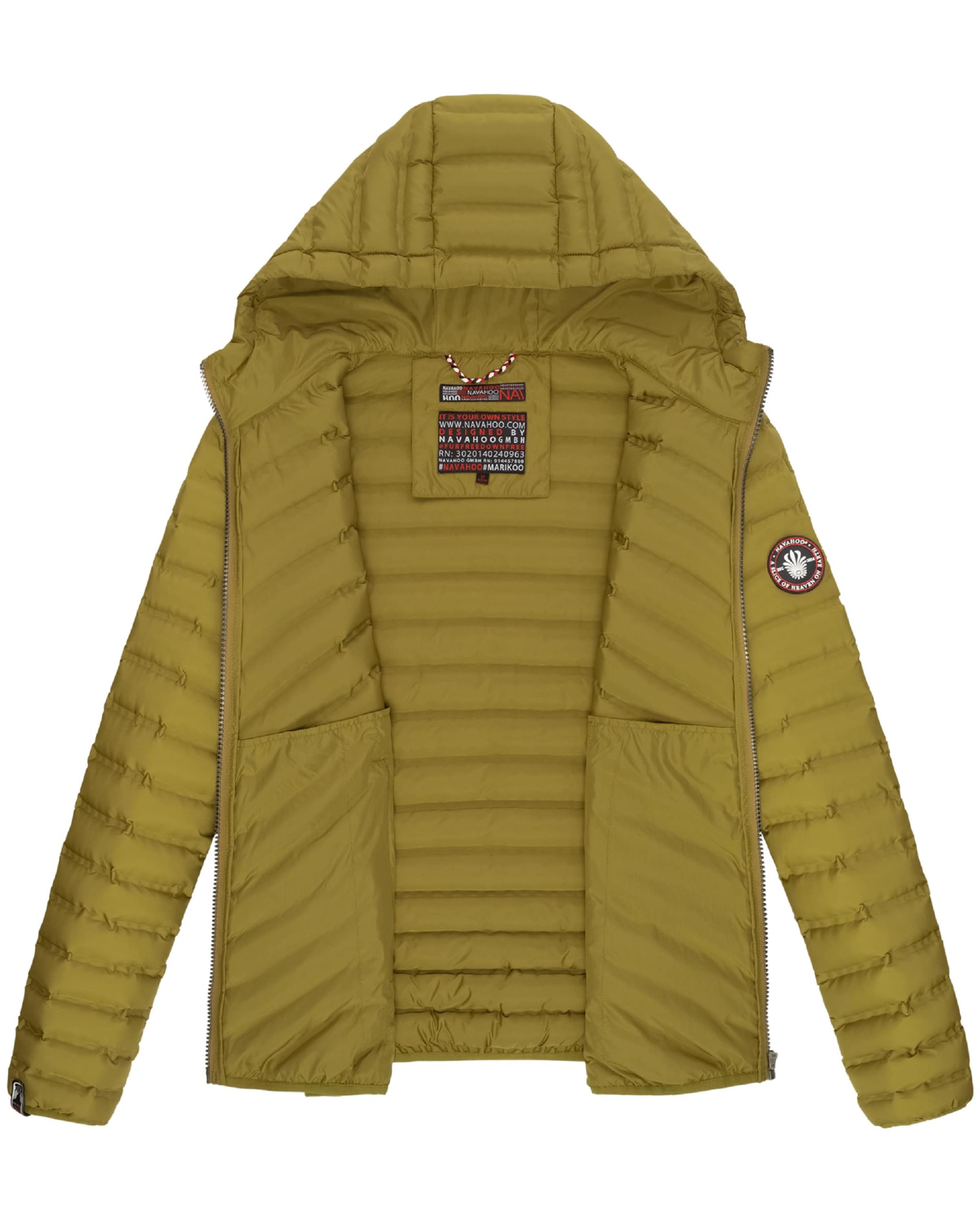 NAVAHOO Φθινοπωρινό και ανοιξιάτικο μπουφάν 'Fey-Tun' σε πράσινο