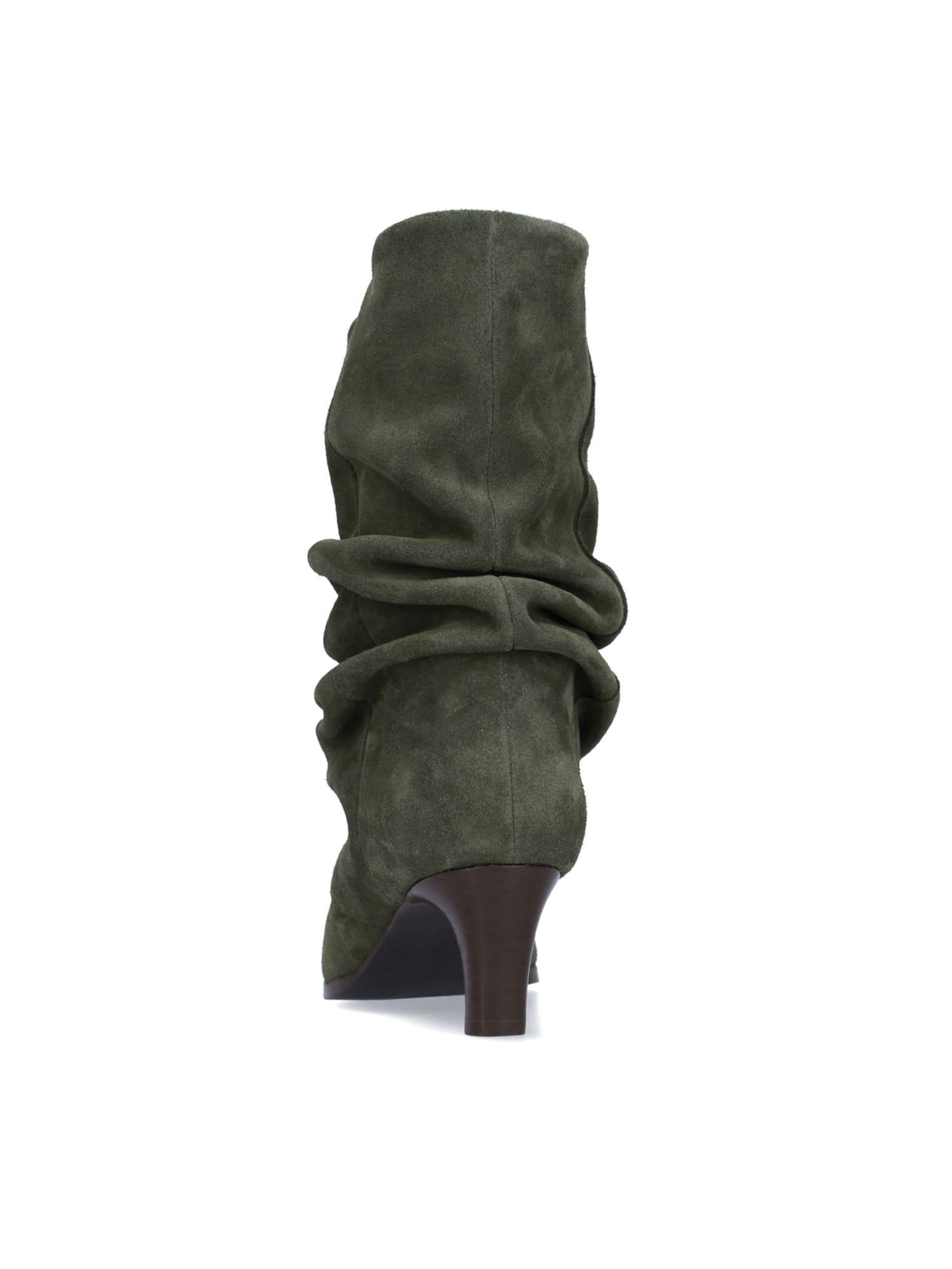 MANFIELD Stiefelette in Grün