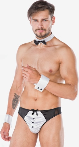 Andalea Slip 'Kellner-Set' in Schwarz: Vorderseite