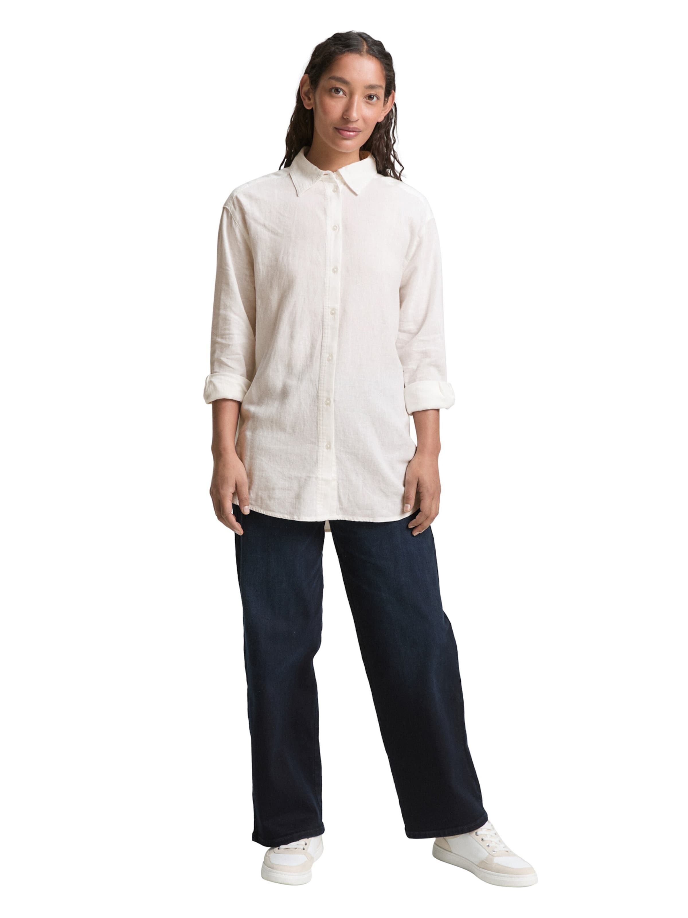 TOM TAILOR Pusero värissä valkoinen