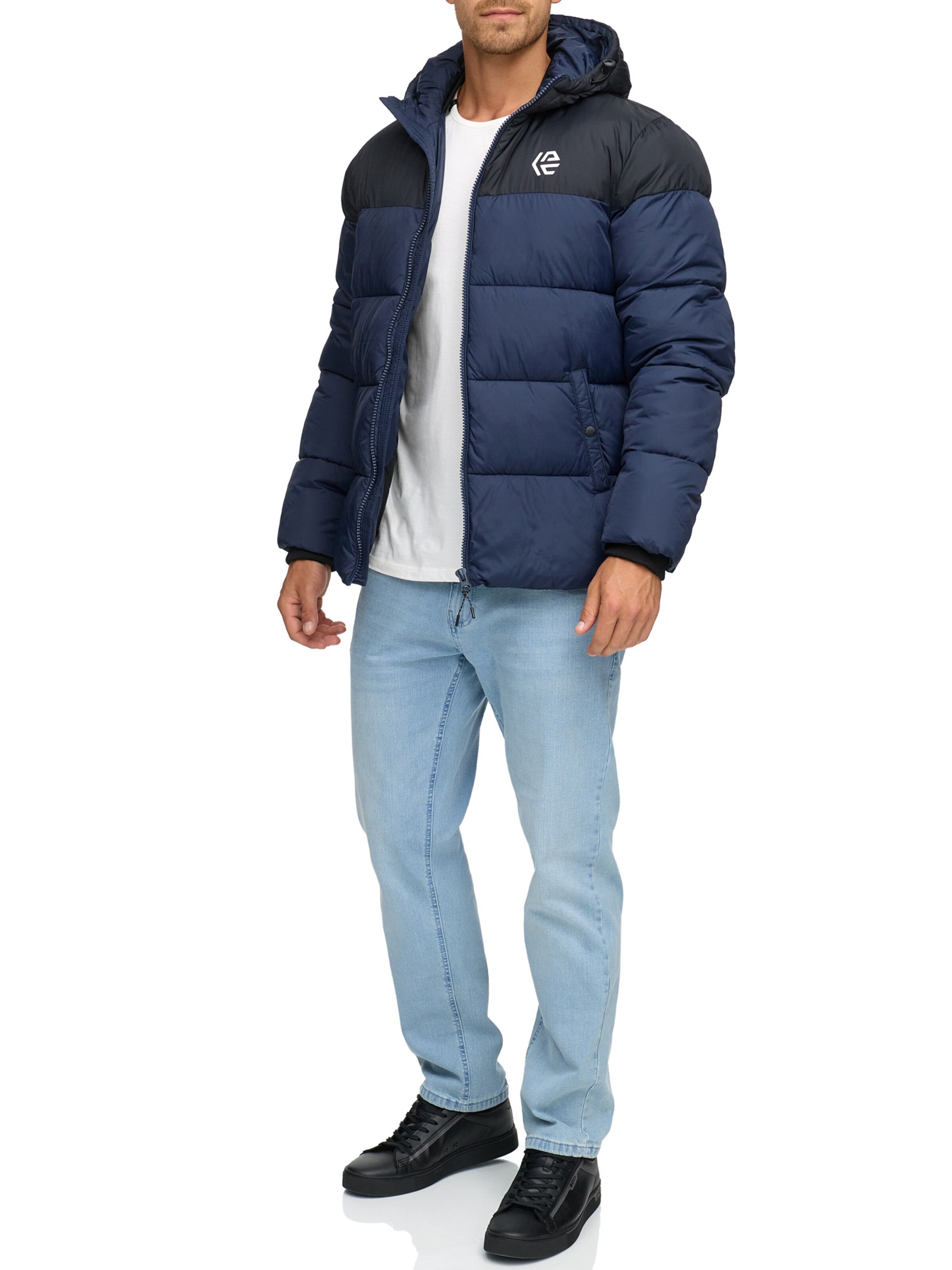 INDICODE JEANS Winter Jacket in Blue