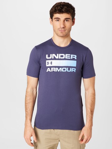 UNDER ARMOUR Funksjonsskjorte 'Issue' i blå: forside