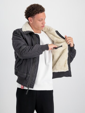 ALPHA INDUSTRIES Regular Fit Vinterjakke 'B15-3 TT' i grå