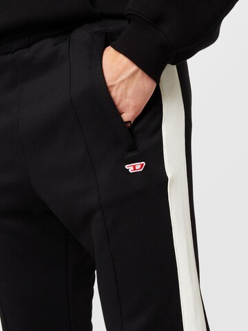 DIESEL Regular Pants 'ZAMPER' in Black