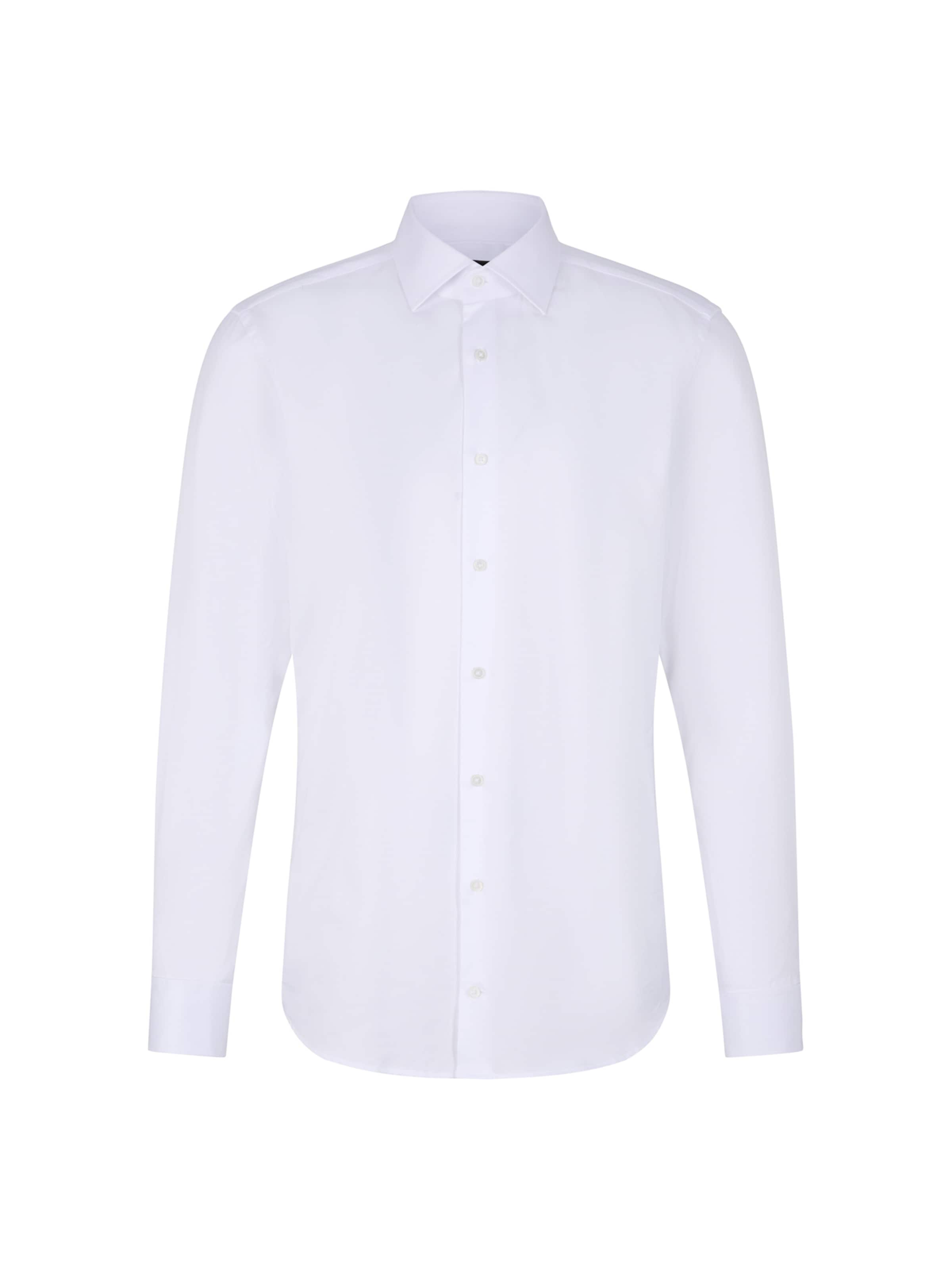 STRELLSON Slim fit Button Up Shirt 'Santos' in White: front
