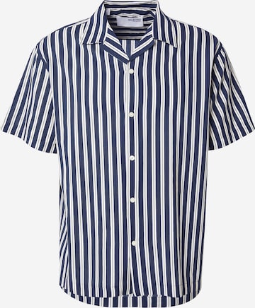 Chemise 'SLHRLXAIR' SELECTED en bleu : devant