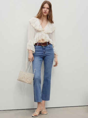 MANGO Loosefit Farmer 'SIENNA' - kék