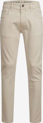 INDICODE JEANS Regular Jeans in Beige: voorkant