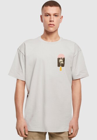 Merchcode Shirt 'Summer - Icecream' in Grau: predná strana