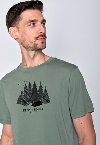 GREENBOMB Shirt 'Nature Keep' in Green
