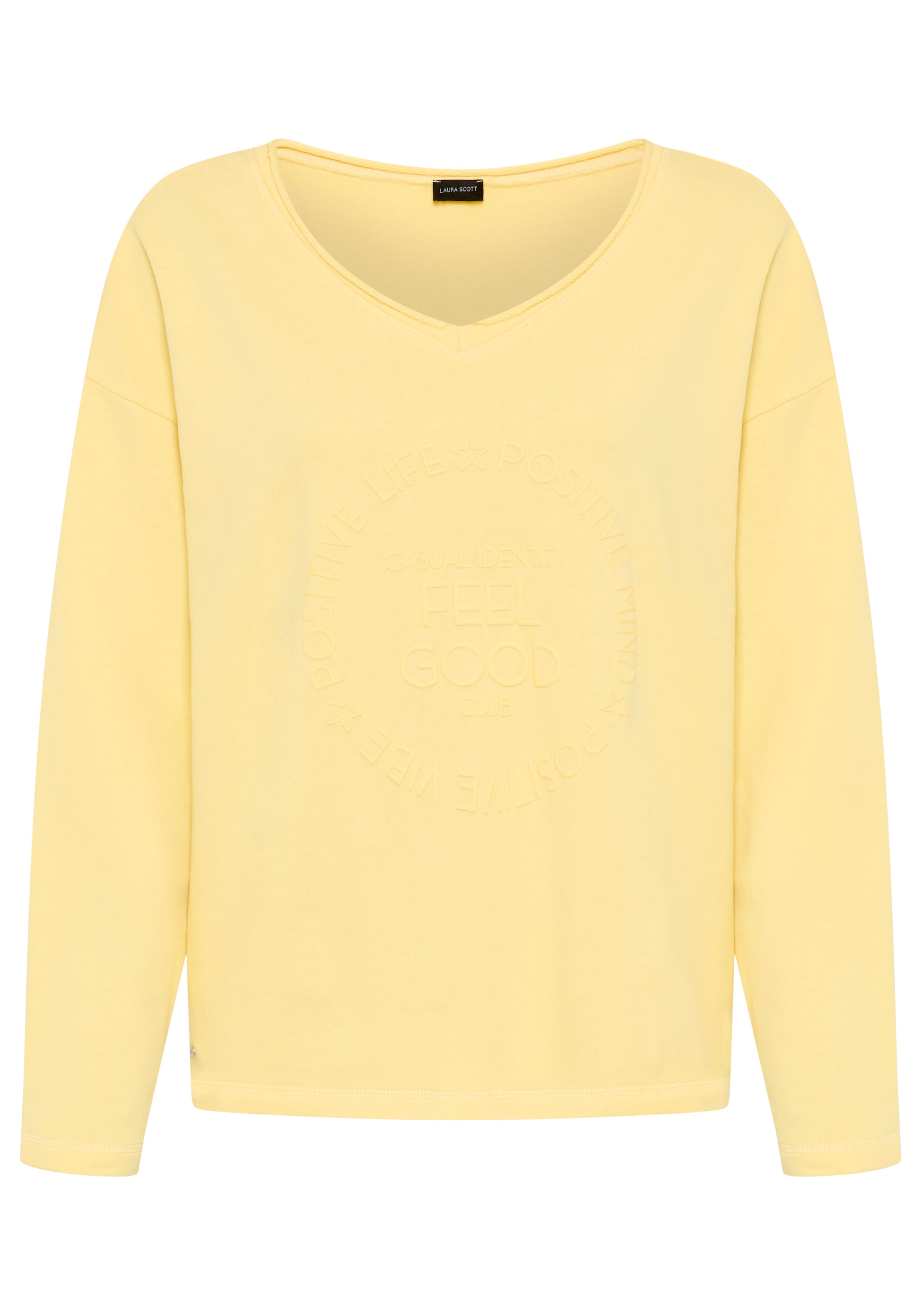 LAURA SCOTT Sweatshirt in Yellow: front