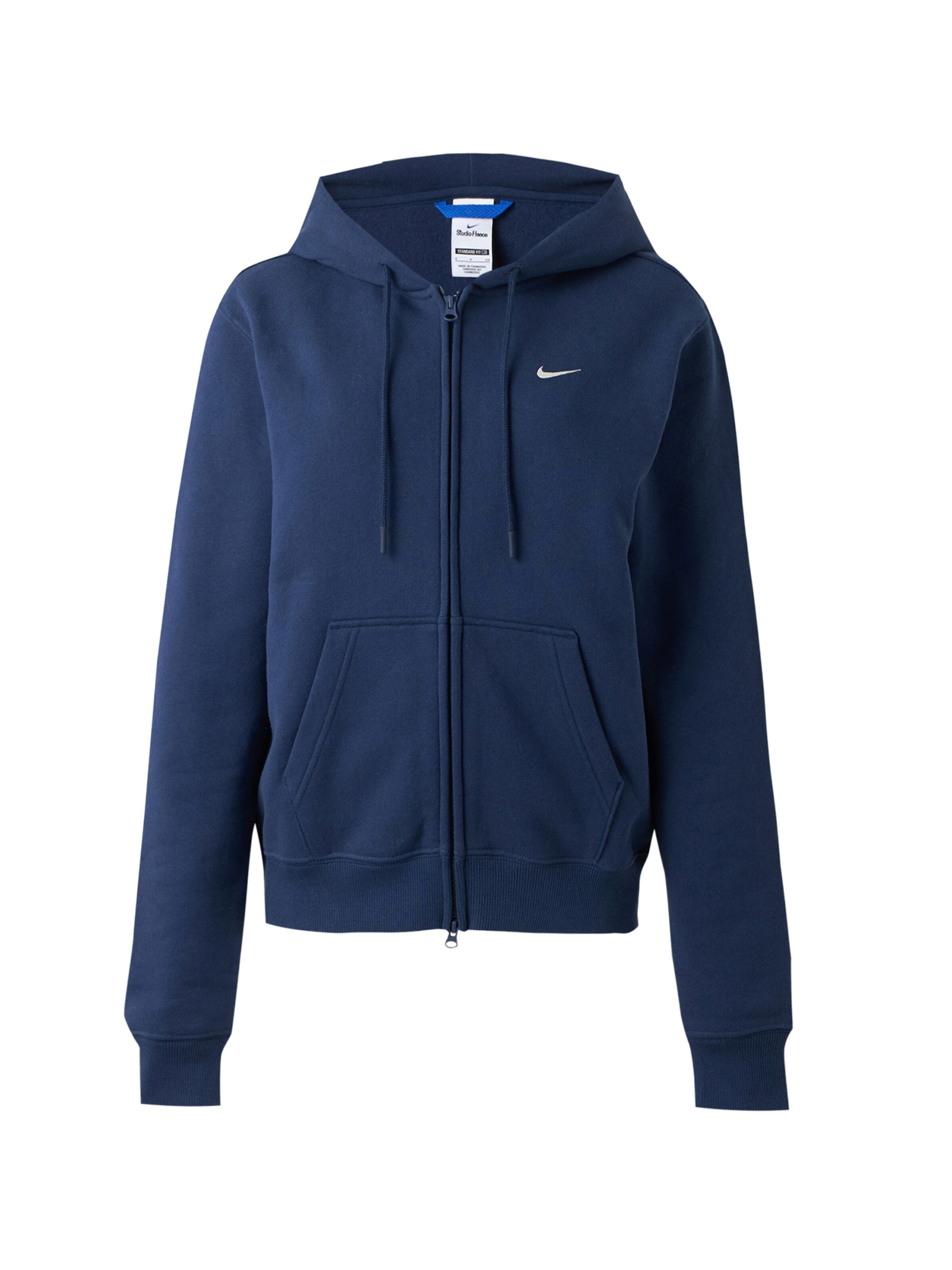 Nike Sportswear Sweatjacka 'Studio' i blå: framsida