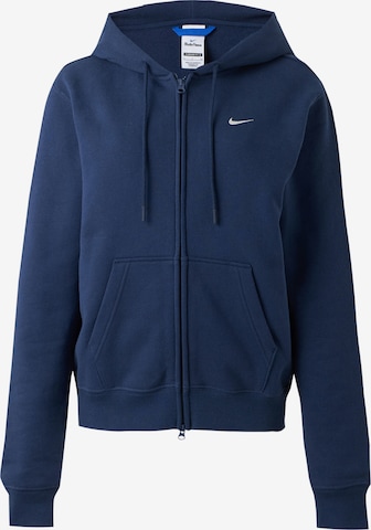 Nike Sportswear Sweatjacka 'Studio' i blå: framsida