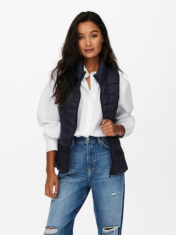 Gilet 'New Claire' ONLY en bleu : devant