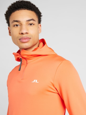 J.Lindeberg Sportsweatshirt 'Aerial' in Orange