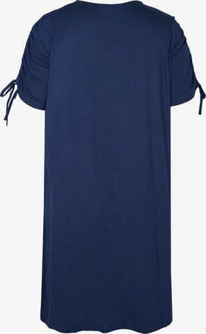 Zizzi Sommerkleid 'Helga' in Blau