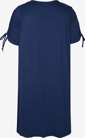 Zizzi Sommerkleid 'Helga' in Blau