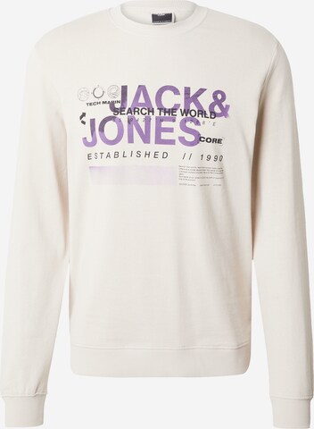 JACK & JONES Sweatshirt 'WATER' in Grey: front