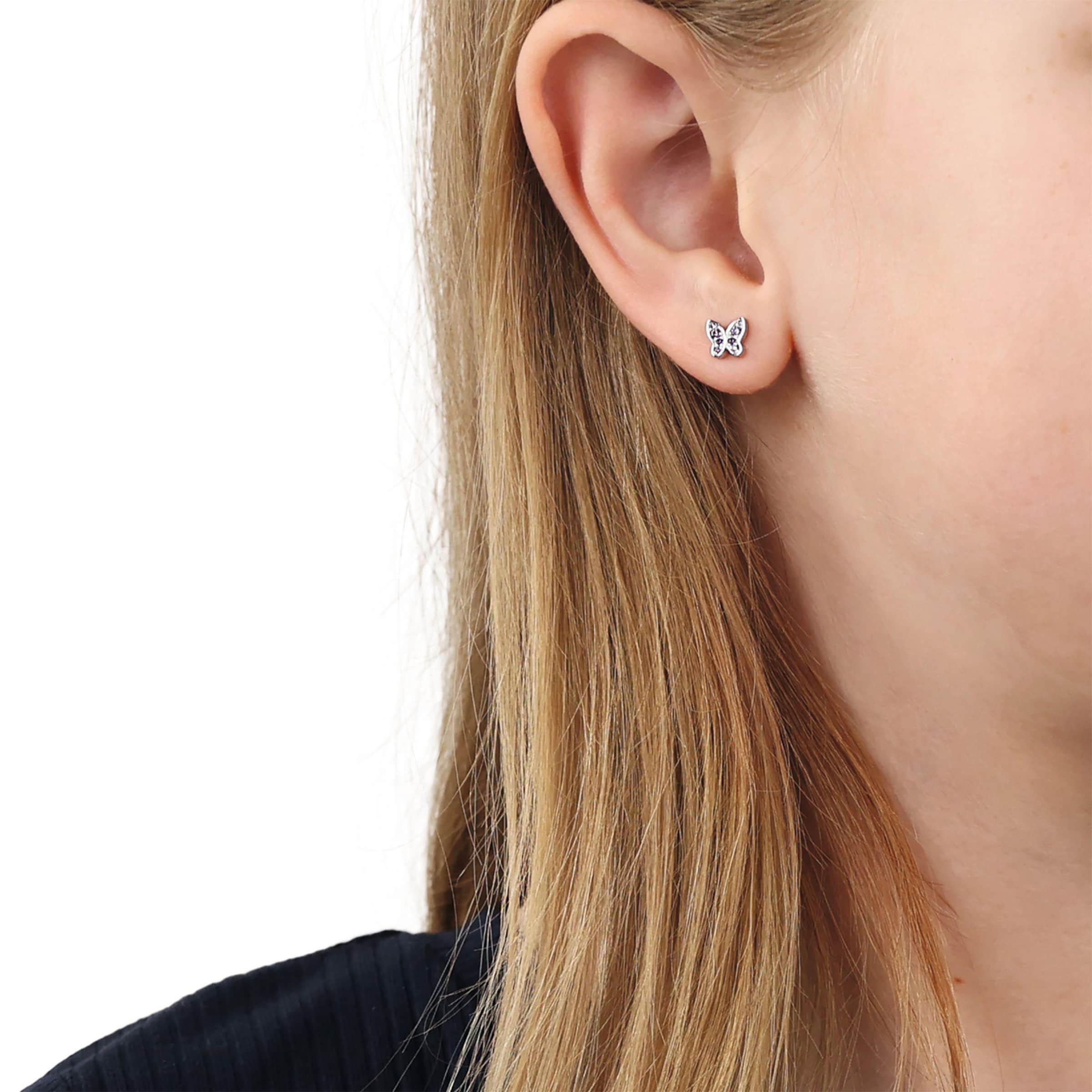 TOM TAILOR Ohrringe in Silber: Vorderseite