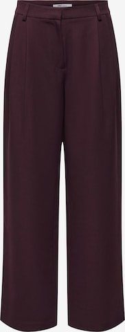 Pantalon 'ONLHattie' ONLY en rouge : devant