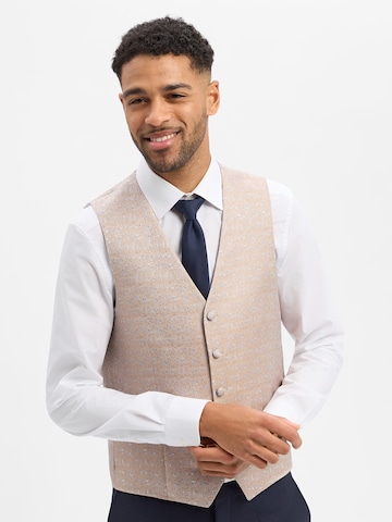 ROY ROBSON Suit Vest in Beige: front