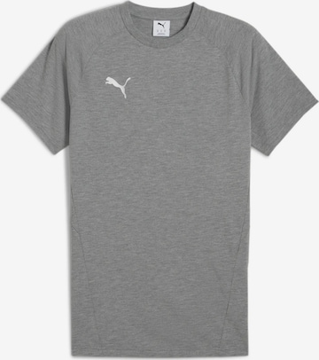 PUMA Shirt 'TeamEvostripe' in Grey: front