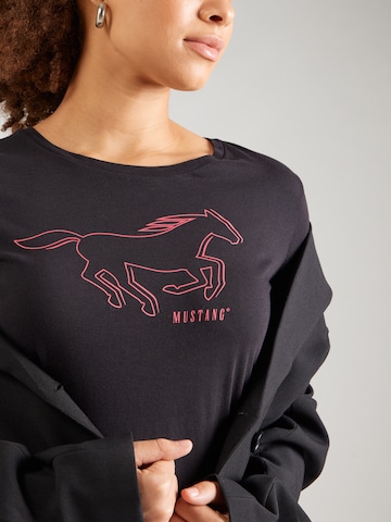 MUSTANG Shirts 'Loa' i sort