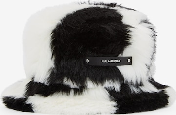 Karl Lagerfeld Hat in Black: front