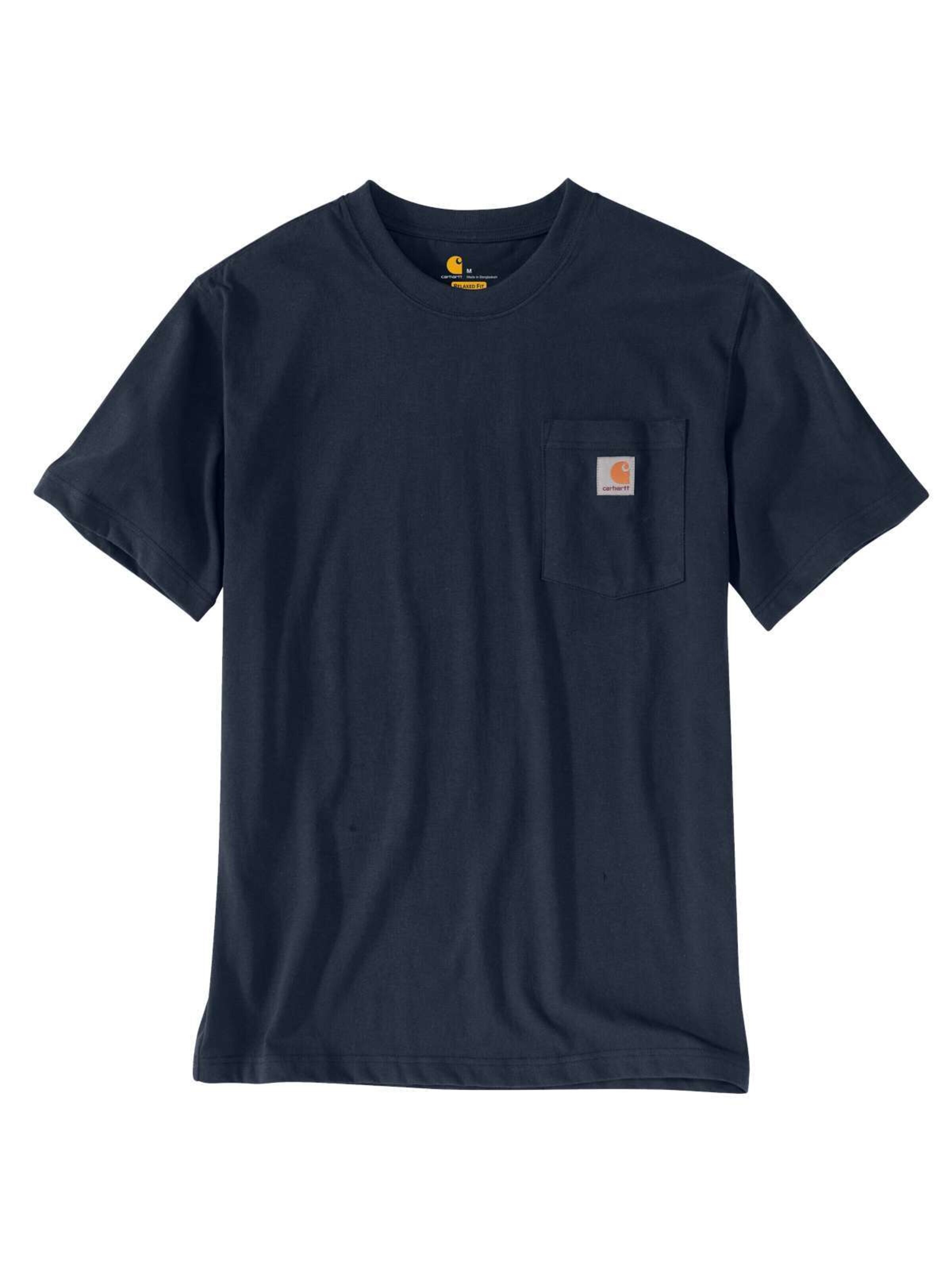 Carhartt WIP Shirt 'Pocket T-Shirt in Marineblau' in XS/Regular in Marine blue, Item view