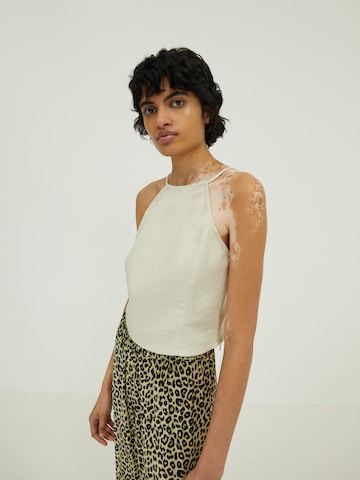 EDITED Top 'Alaia' in Beige: front