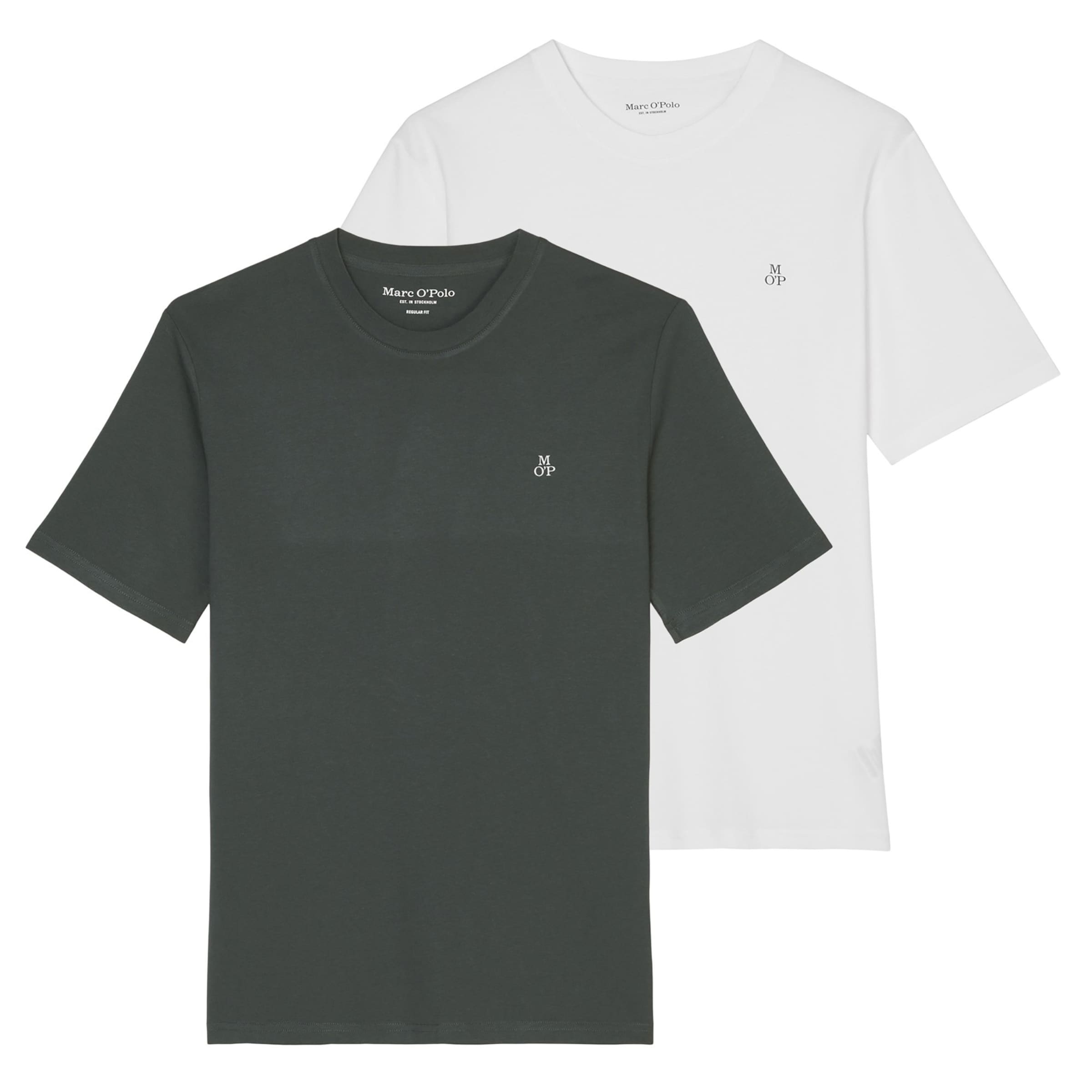 T-Shirt Marc O'Polo en vert : devant