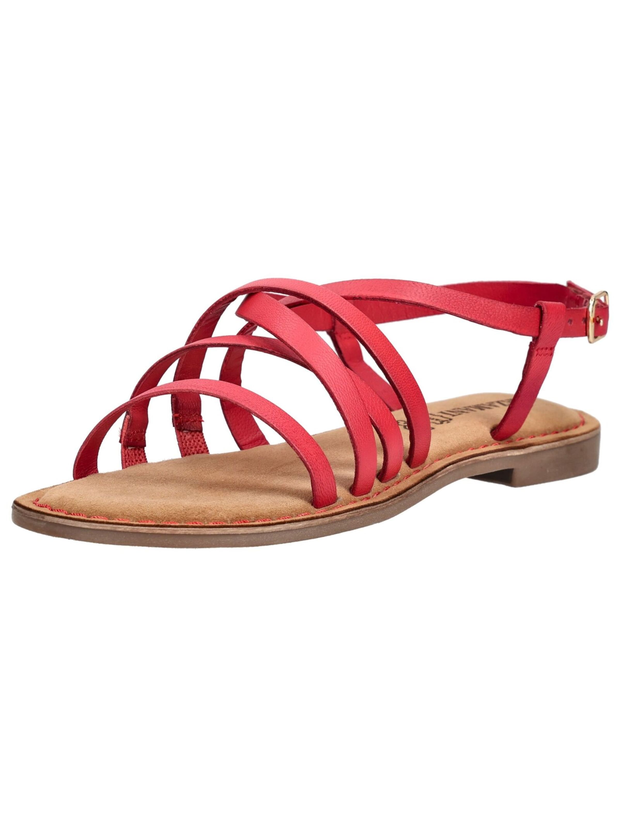 Sandalo con cinturino di LAZAMANI in rosso: frontale