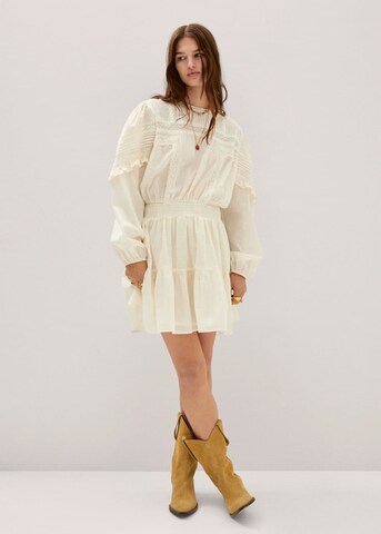 Robe MANGO en beige