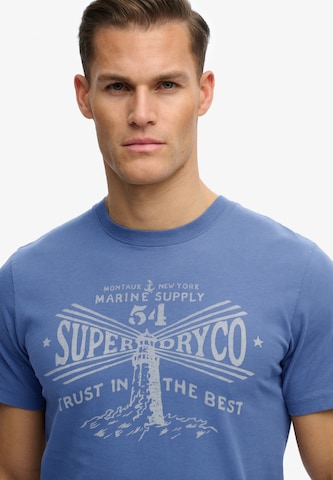 T-Shirt Superdry & Co en bleu