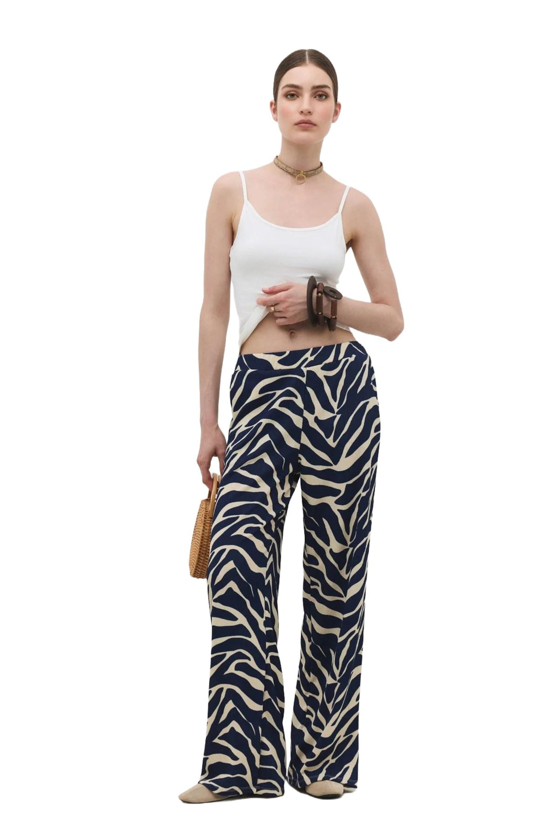 No Matter What Wide leg Trousers in Blue