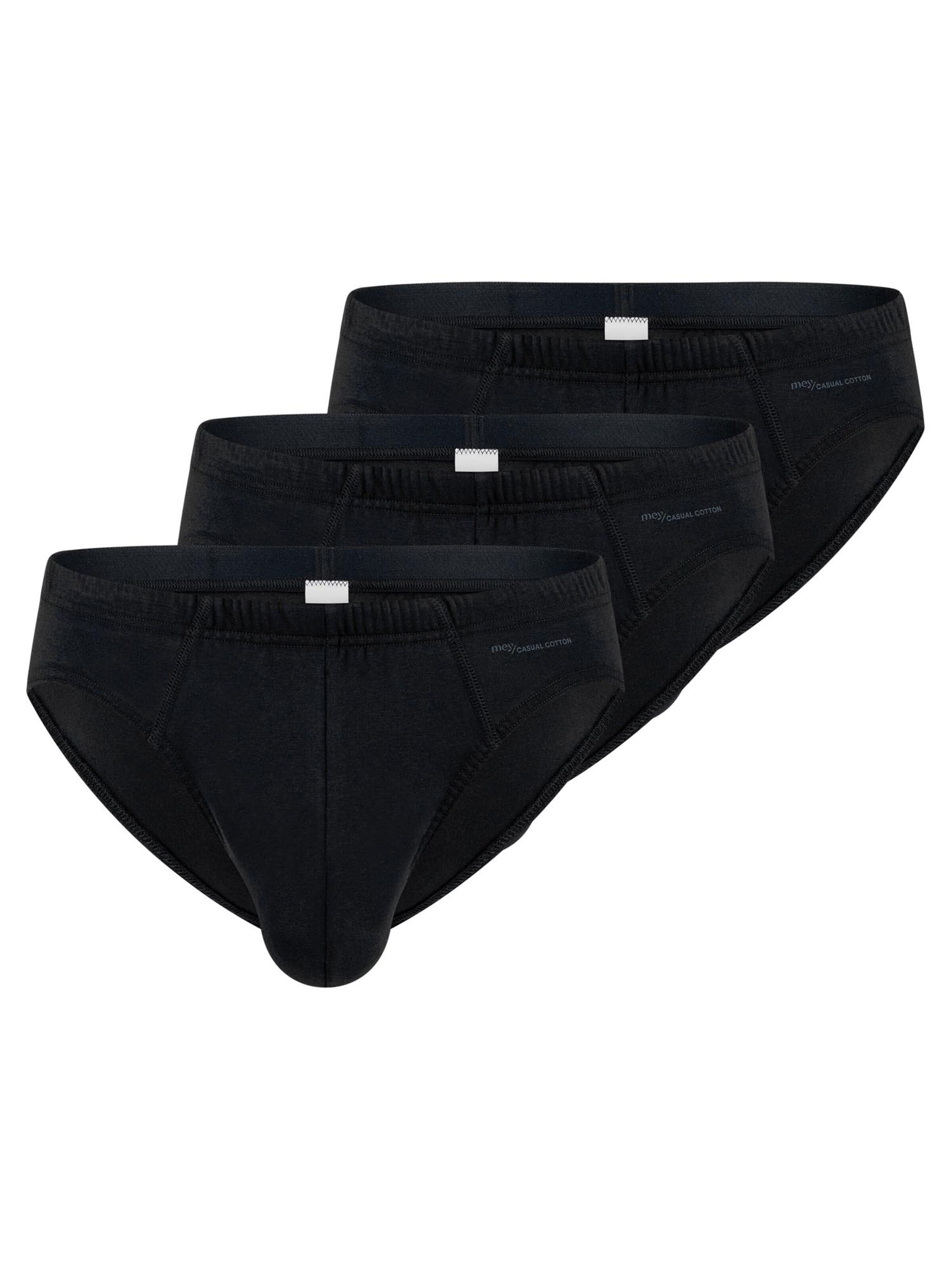 Mey Slip 'Casual Cotton'‌ in Schwarz: Vorderseite