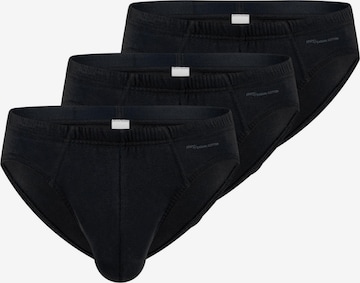 Mey Slip 'Casual Cotton' in Schwarz: Vorderseite