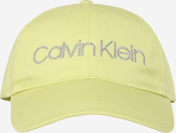 Cappello da baseball di Calvin Klein in verde