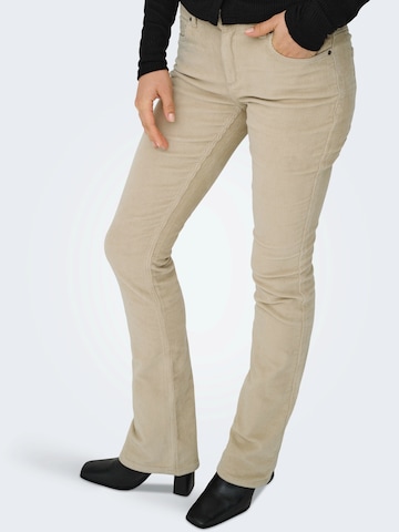 ONLY - Acampanado Pantalón en beige