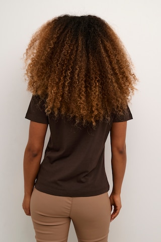 Cream - Camisa 'Naia' em castanho