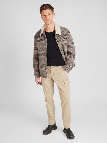 JACK & JONES Regular Cargo Pants 'OLLIE BOWIE' in Beige