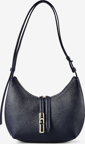 FURLA Schoudertas 'Goccia' in Blauw: voorkant