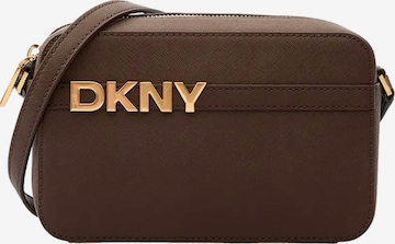 DKNY Skuldertaske 'AVRIL' i brun: forside