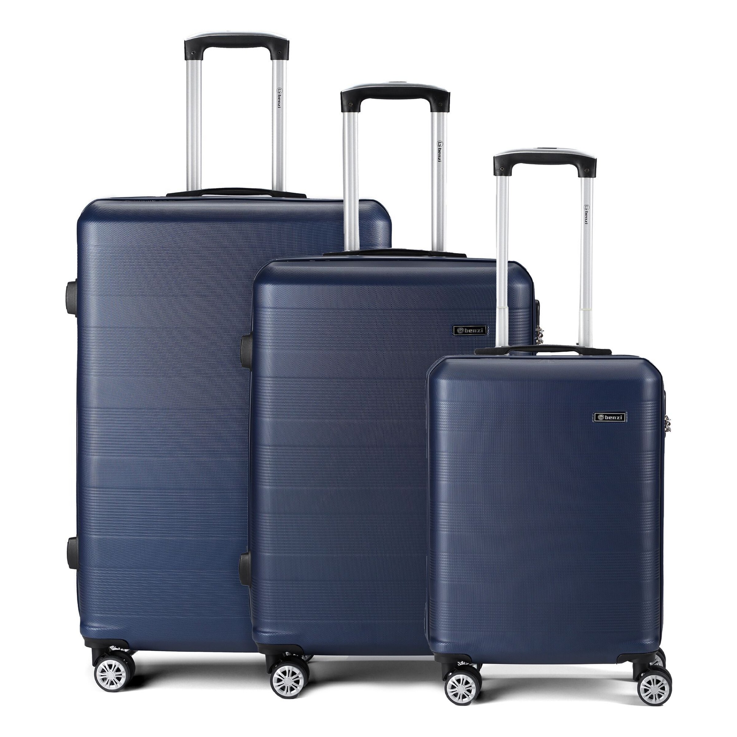 Benzi Suitcase set in Blue: front