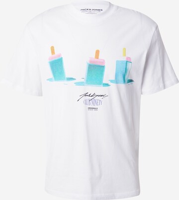 JACK & JONES T-Shirt 'LUSTRE' in Weiß: predná strana