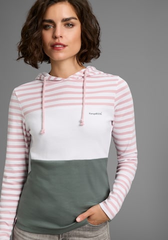 KangaROOS Sweatshirt in White: front