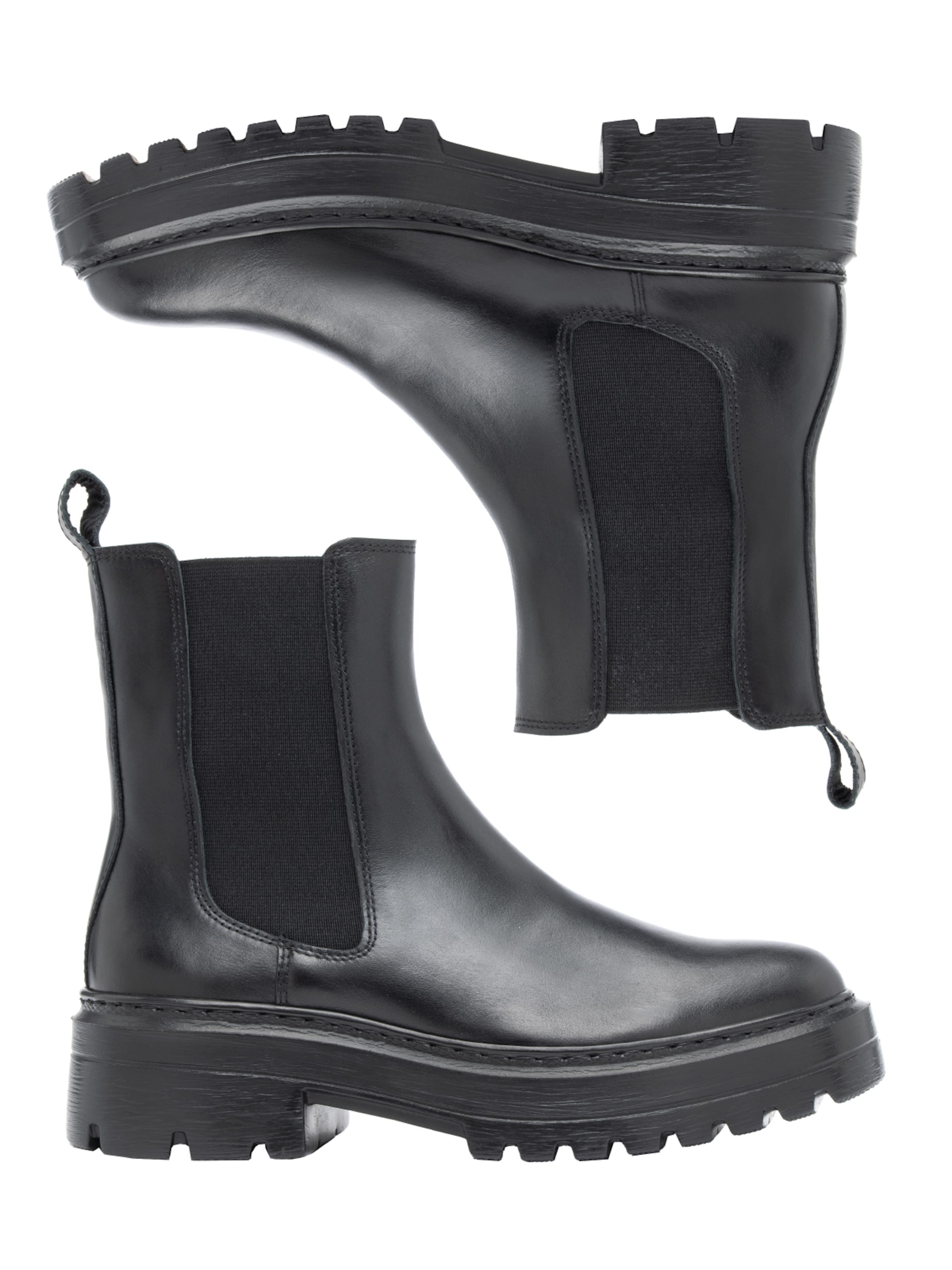 RYŁKO Chelsea Boots in Schwarz