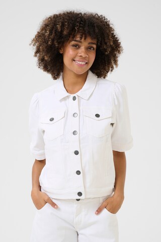 CULTURE Between-season jacket 'Deva Ami' in White: front