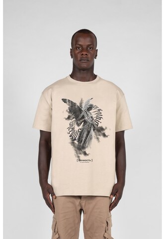 MJ Gonzales T-Shirt in Beige: predná strana