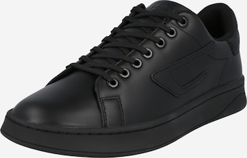 DIESEL - Zapatillas deportivas bajas 'Athene' en negro: frente